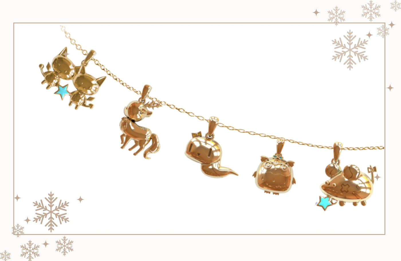 Promise Unit Charm Necklace