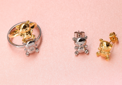 Teddy Stud Earrings