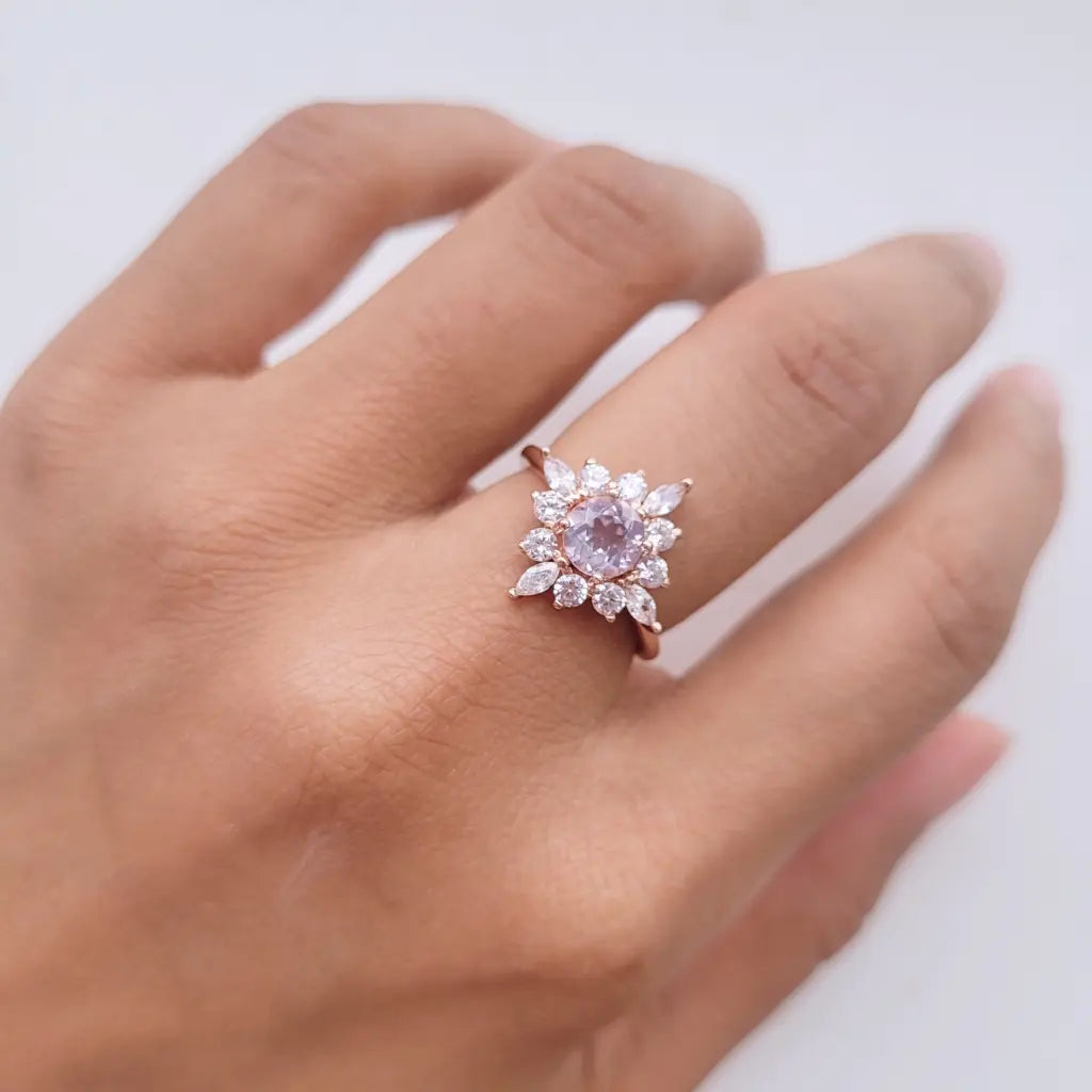 Anna Ring - Lavender Quartz - Rings - 6