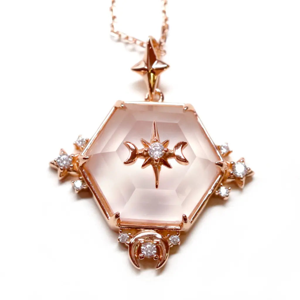 Aphrodite Rose Quartz Pendant - Pendants - 3