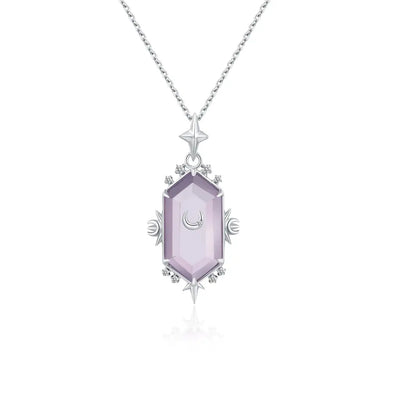 Asteria Lavender Quartz Pendant - Pendants - 2