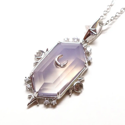 Asteria Lavender Quartz Pendant - Pendants - 3