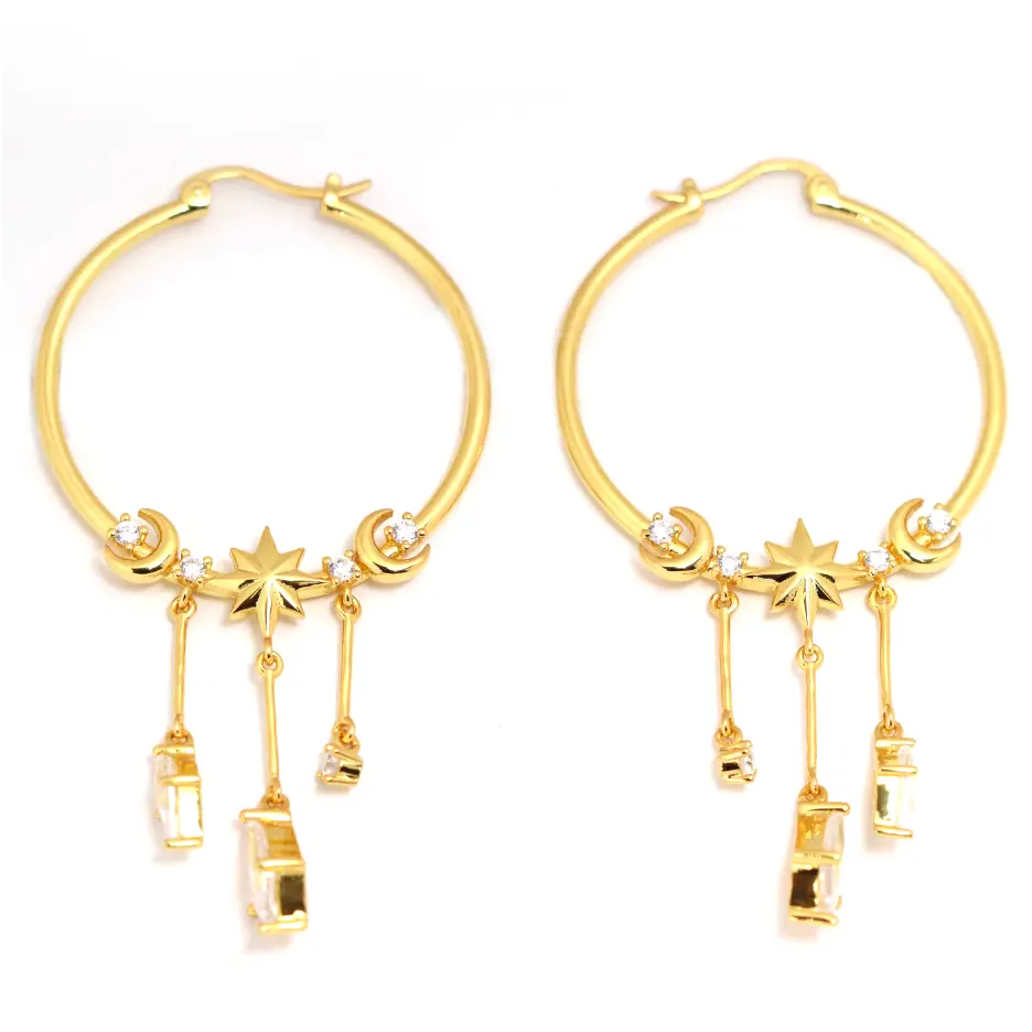 Cassandra Hoops - Earrings - 1