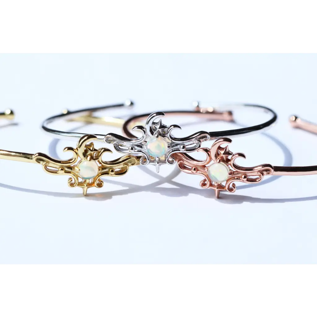 Cosmos Bangles - Gold - Bangles - 3