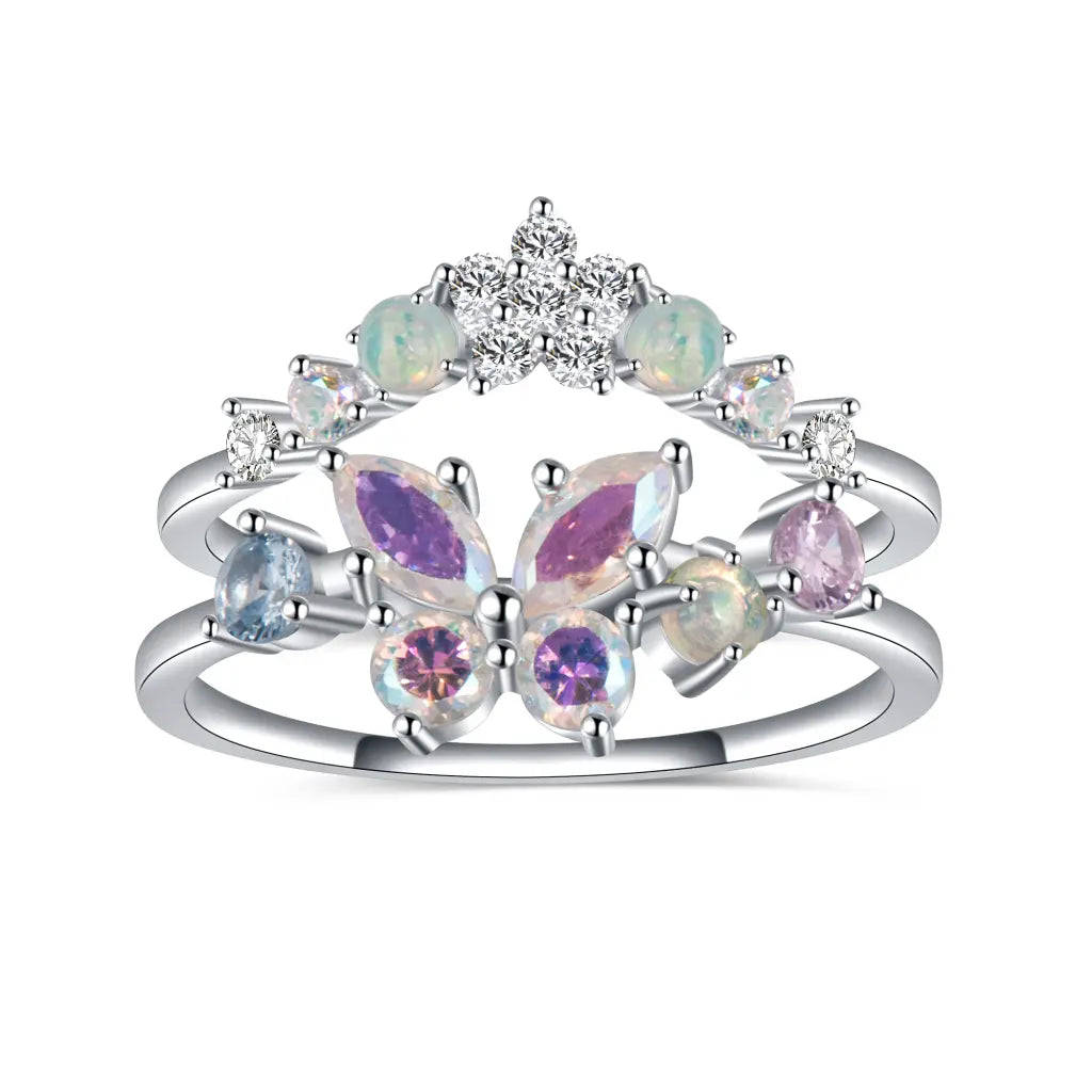 Dew Drop Fairy Ring Set - Rings - 2