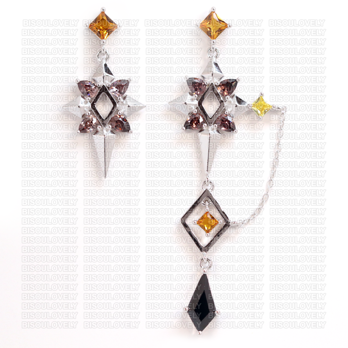 Divine Stone Earrings - Earrings - 1