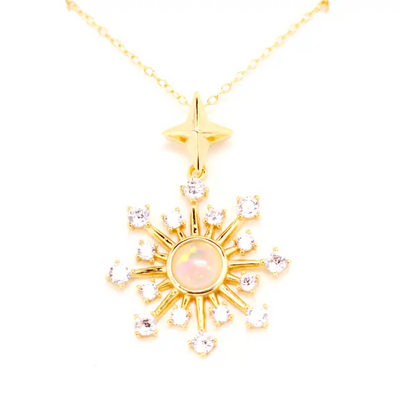 Ella Opal Burst Pendant - Pendants - 2