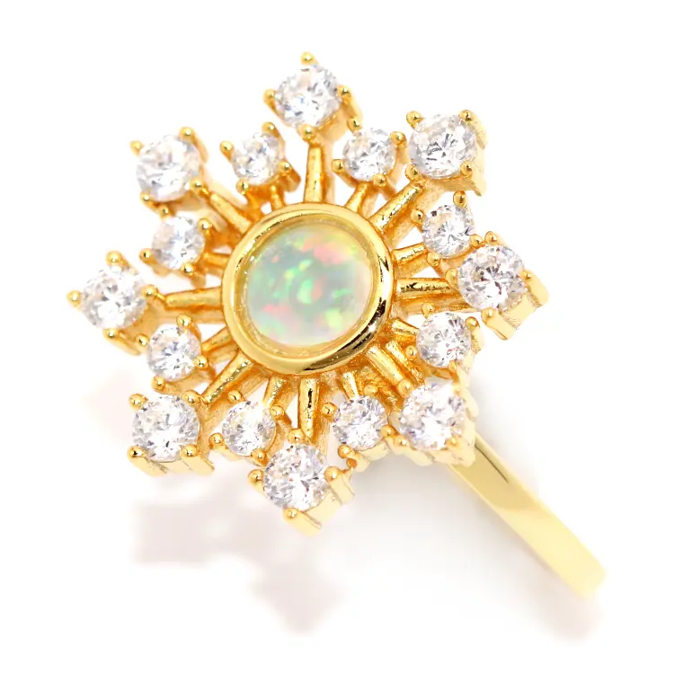 Ella Opal Burst Ring - Rings - 4