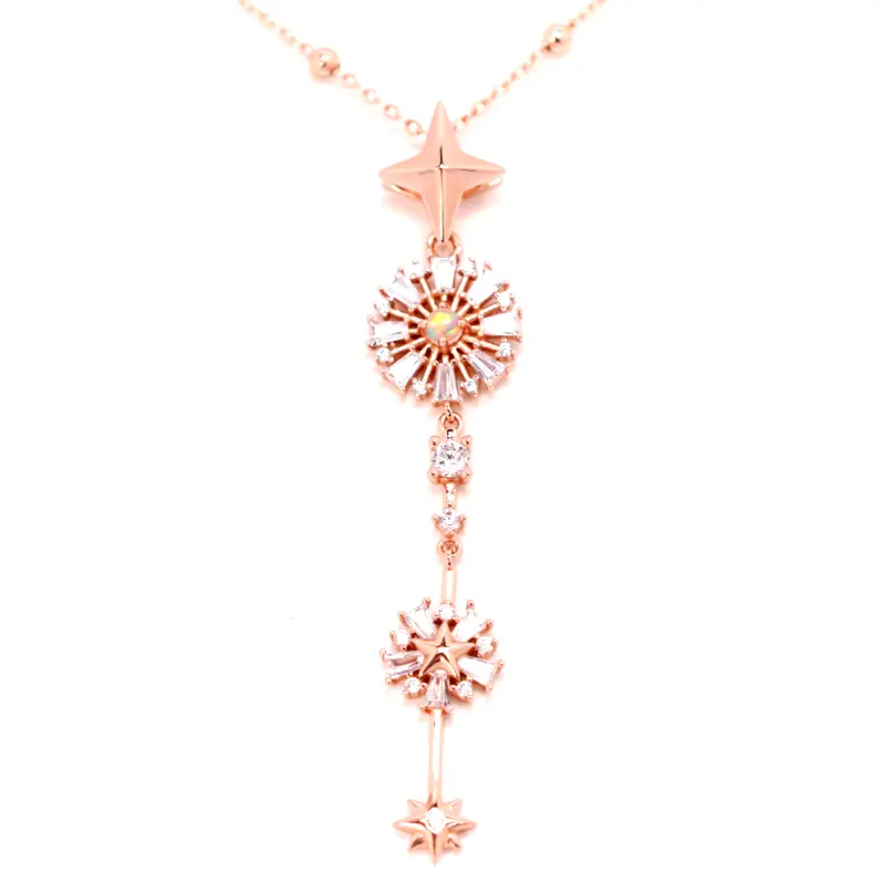 Nora Opal Burst Drop Pendant - Pendants - 2