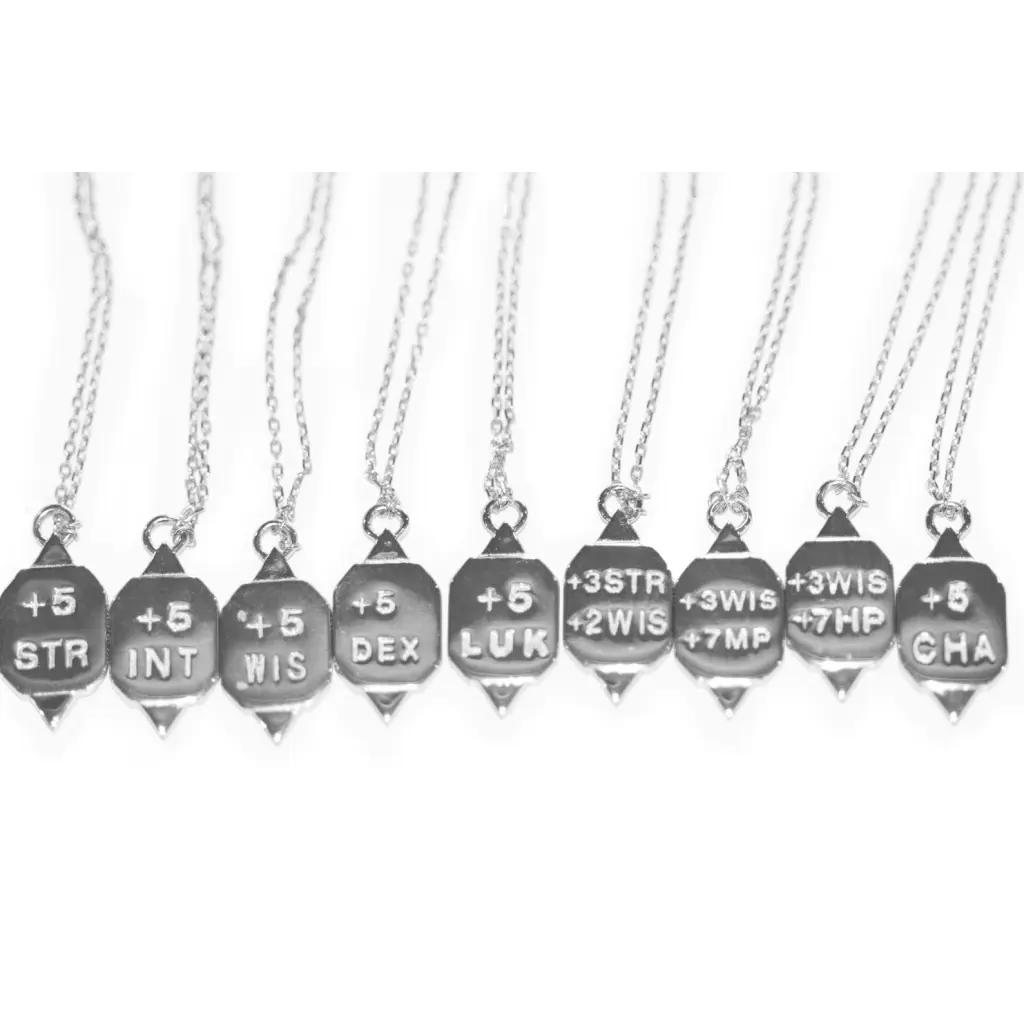 RPG Stat Pendant - Pendants - 5