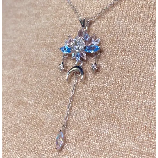 Silver crystal pendant - Pendants - 3