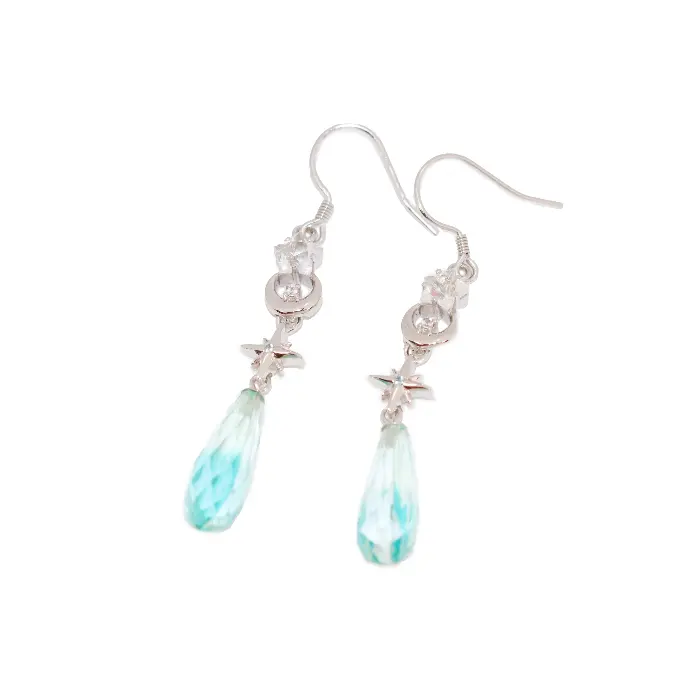 Skylar Crystal Drop Earrings - Earrings - 2