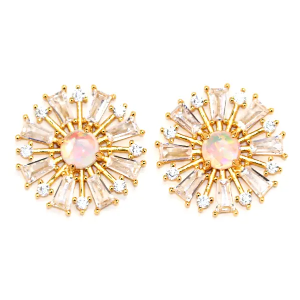 Sonya Burst Opal Studs - Earrings - 2