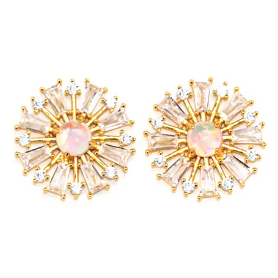 Sonya Burst Opal Studs - Earrings - 2