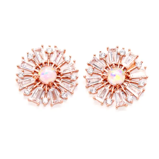 Sonya Burst Opal Studs - Earrings - 1