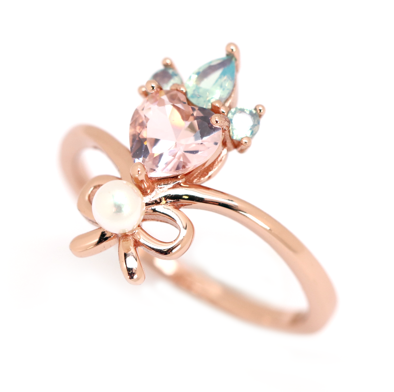 Strawberry Pearl Ring - Rings - 1