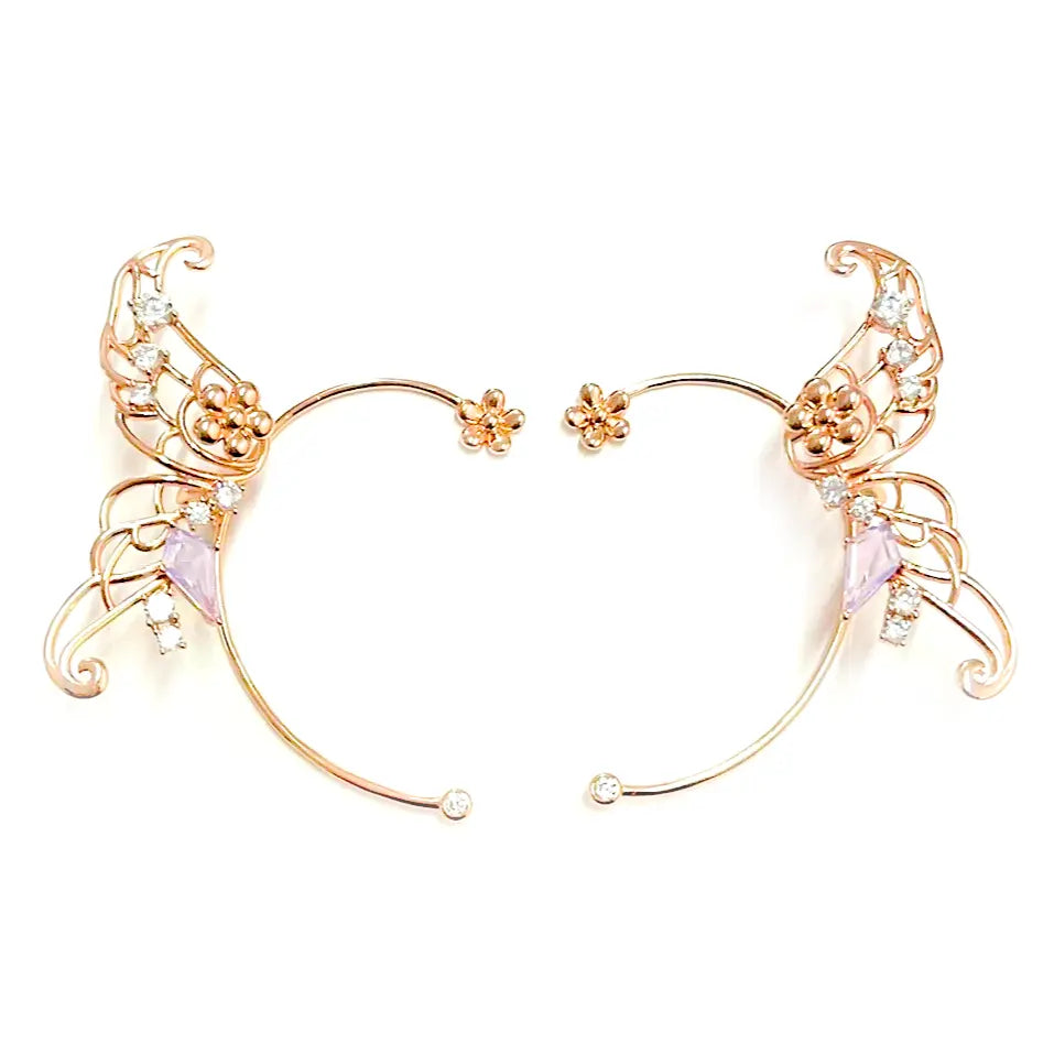 Violet Ear cuffs - Earrings - 1